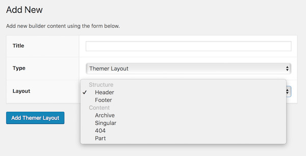 Beaver Builder Themer Layout