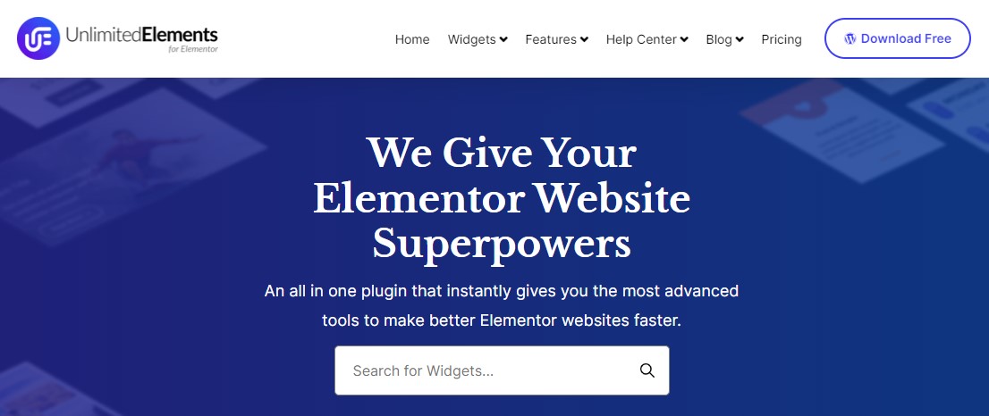 Unlimited Elements for Elementor