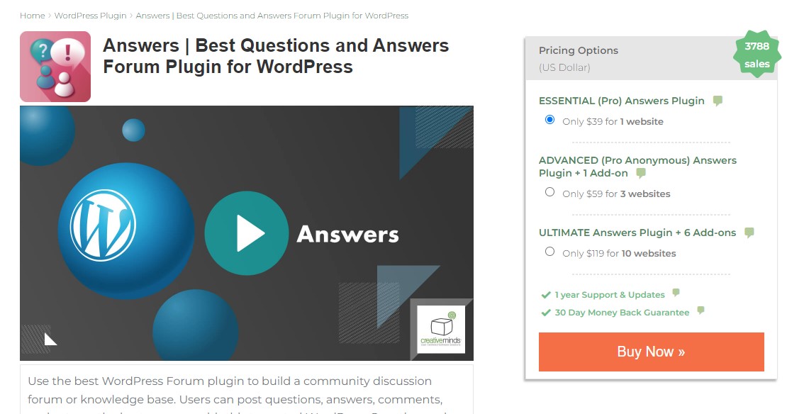 CM Answers – WordPress Plugin