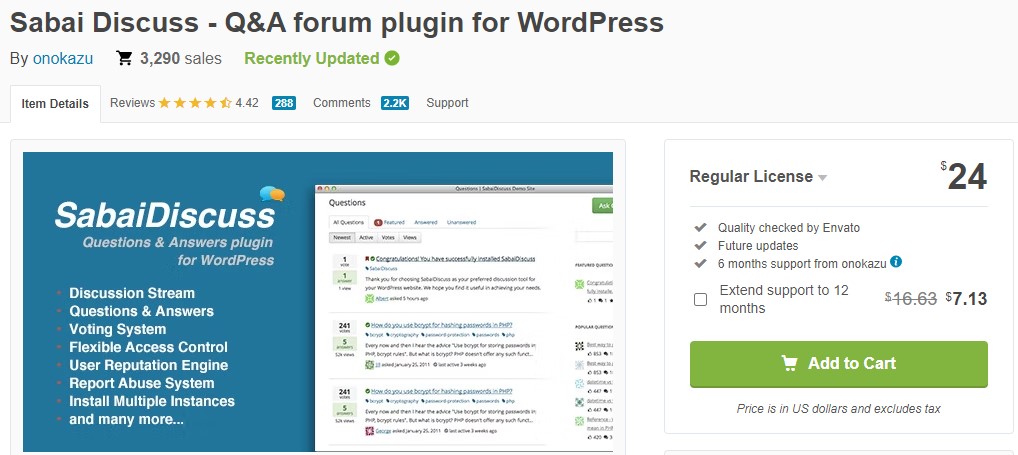 Sabai Discuss - Q&A Forum Plugin for WordPress