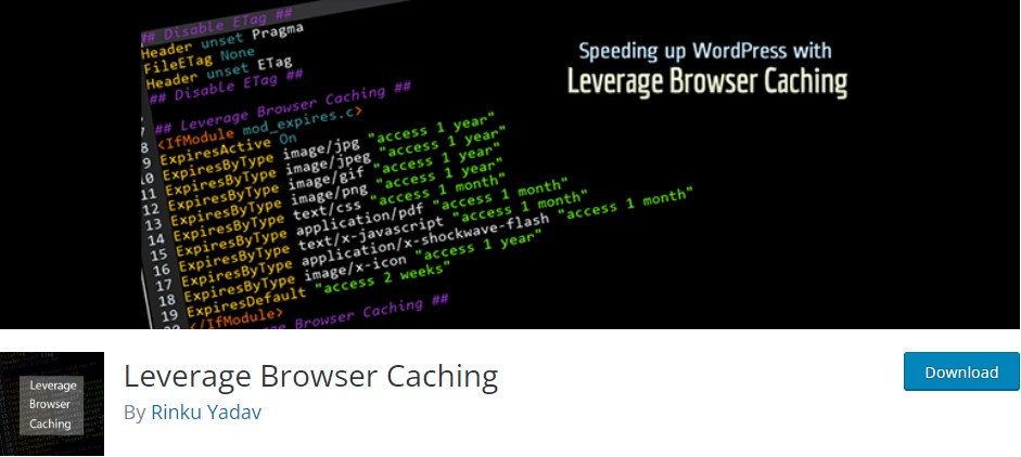 Leverage Browser Caching – WordPress Plugin