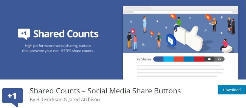 Shared Counts – Social Media Share Buttons
