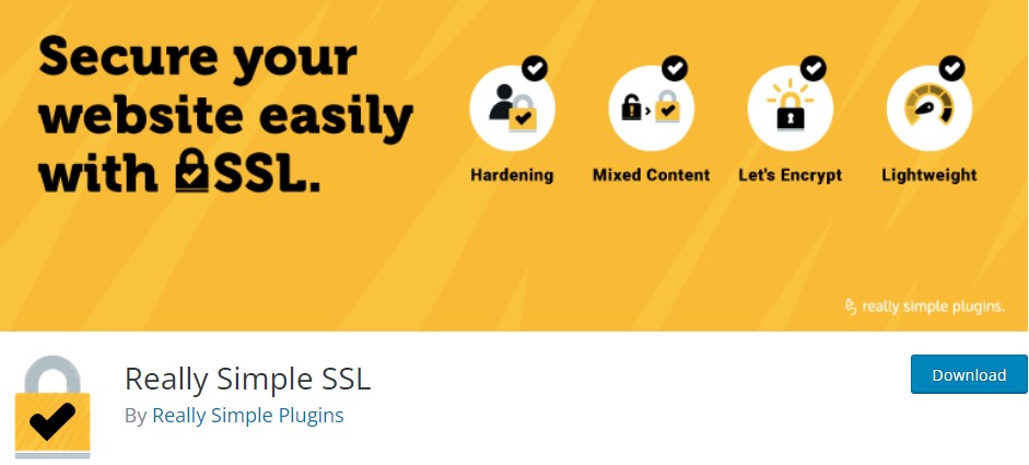 Really Simple SSL – Free WordPress Plugin