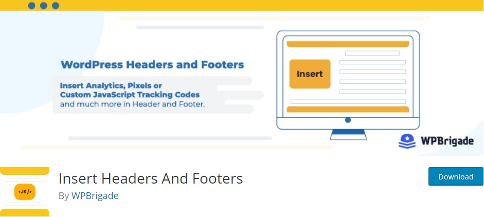 Insert Headers And Footers – WordPress Plugin