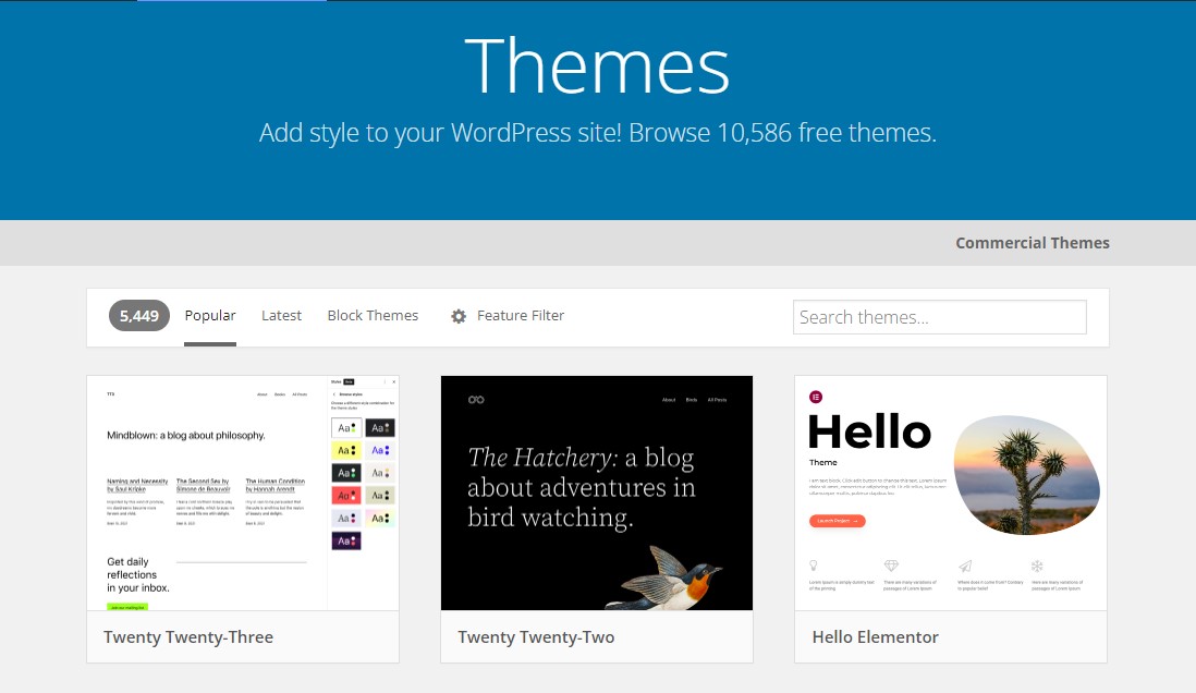 Free WordPress Themes