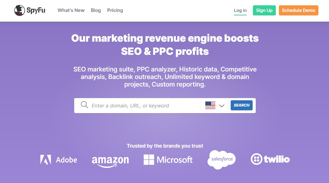 SpyFu: Competitor Research Tool for Google Ads & PPC