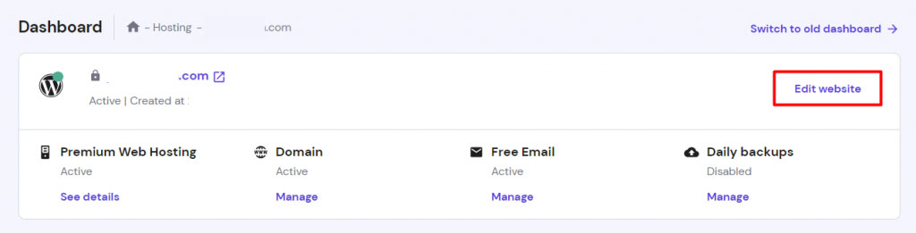 Log in to WordPress From Hostinger