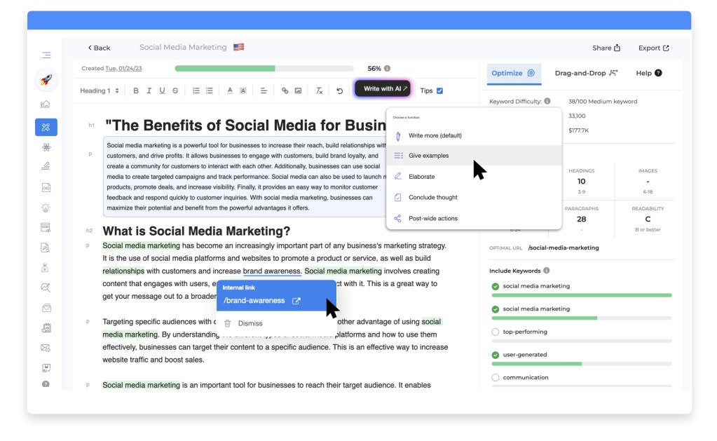 GrowthBar - AI Writing Tool for Bloggers