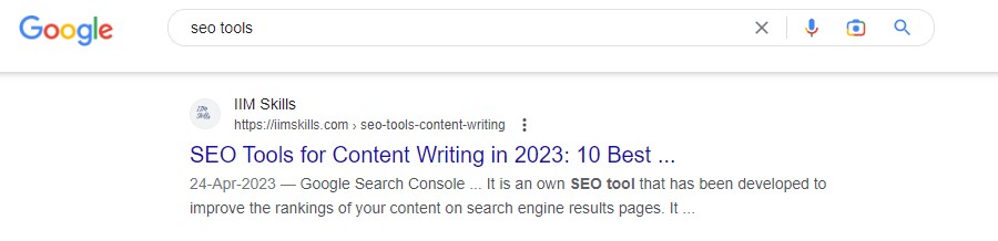 Truncated Title Tag in SERP