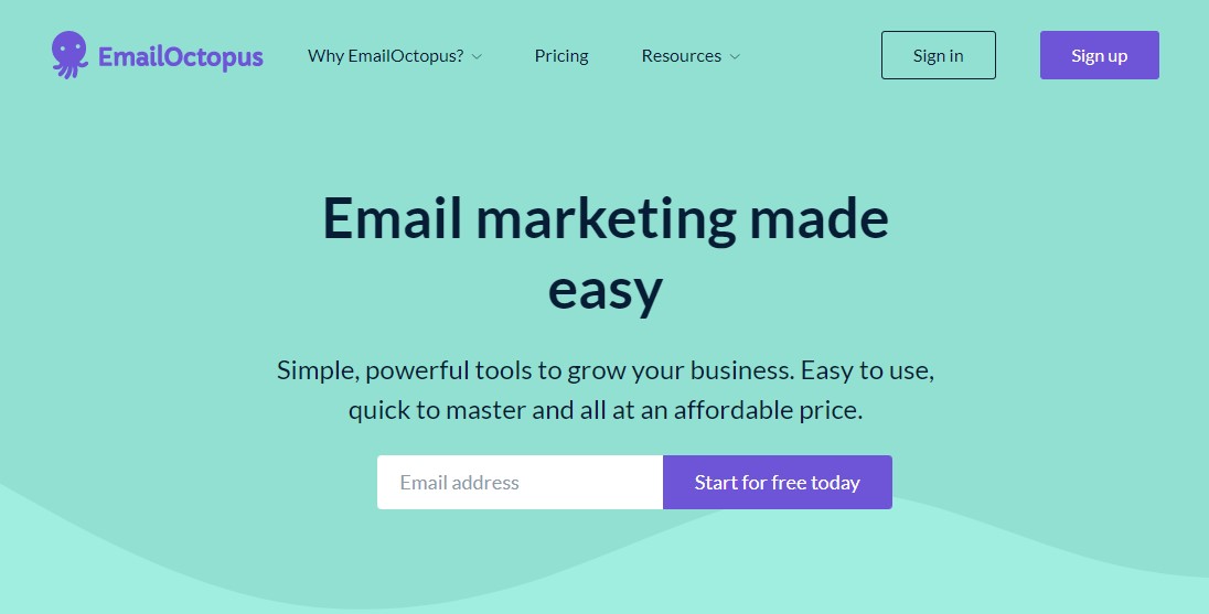EmailOctopus Free Email Marketing Services