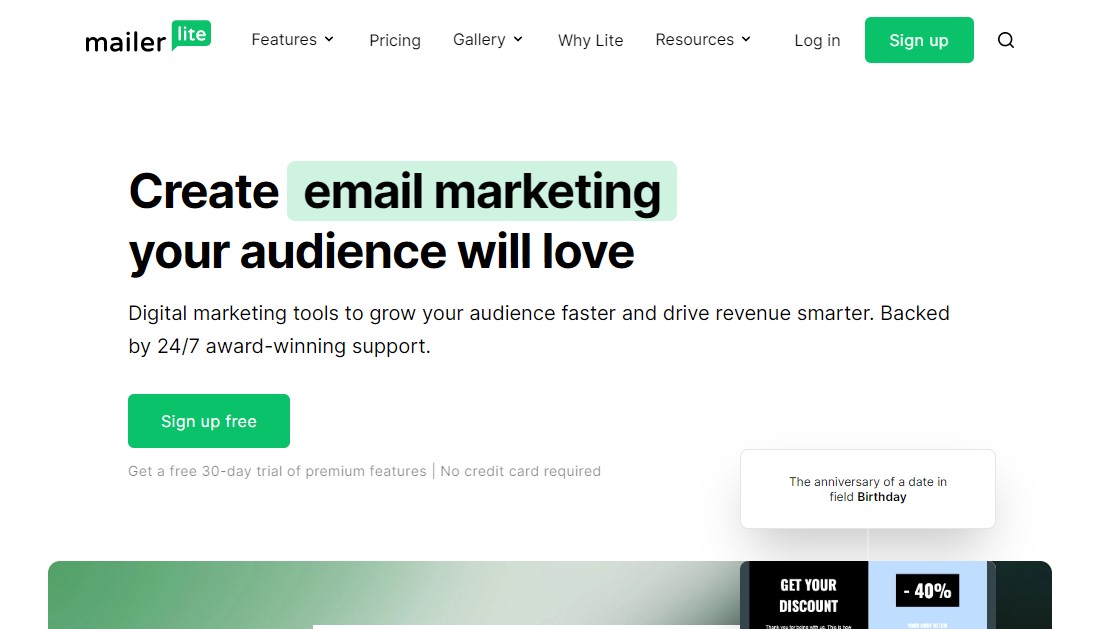 MailerLite Free Email Marketing Tool