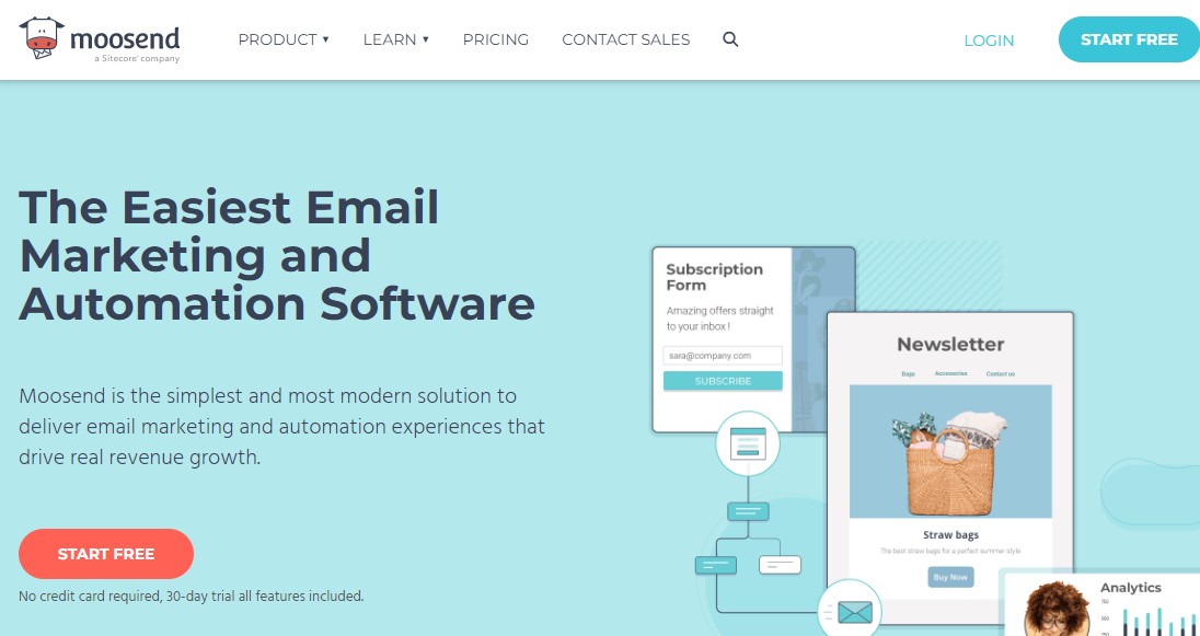 Moosend Email Marketing Software