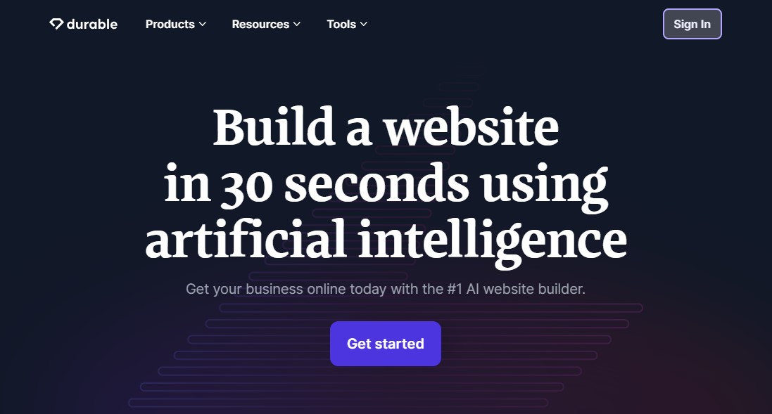 Durable AI Website Builder