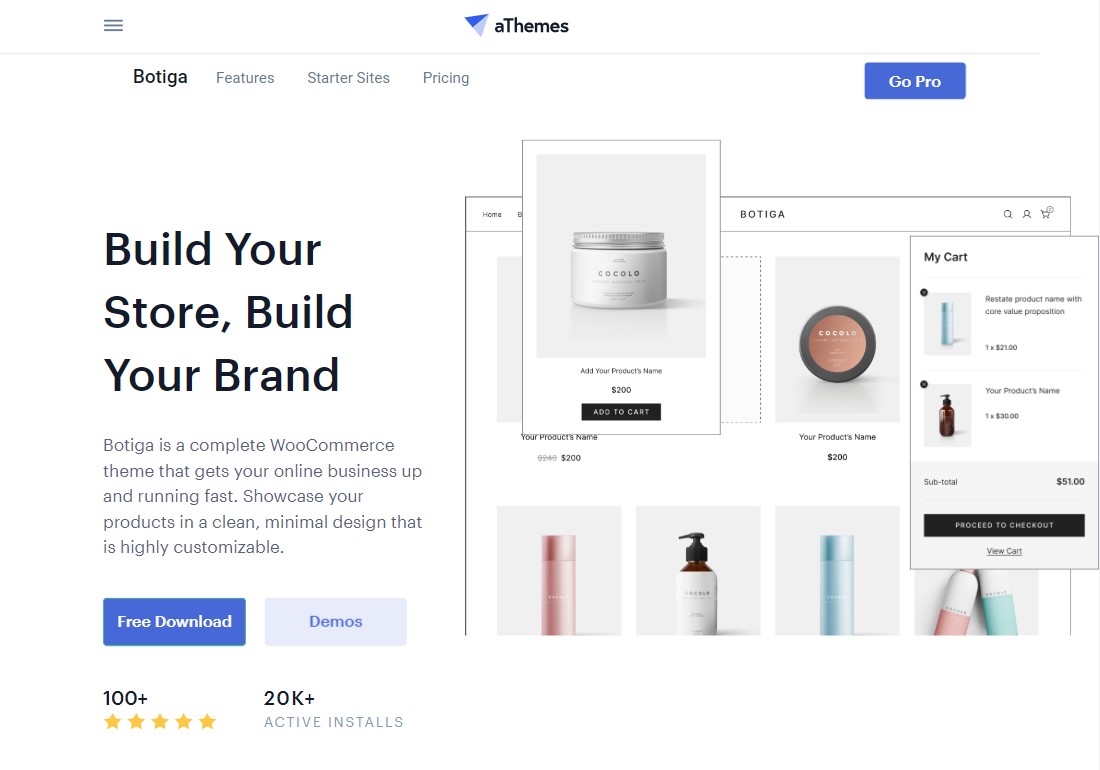 Botiga: Free WordPress WooCommerce Theme