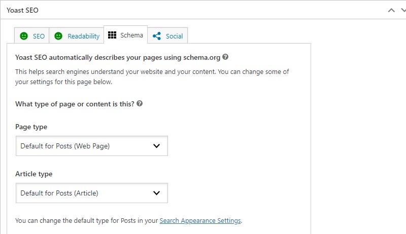Yoast SEO Schema