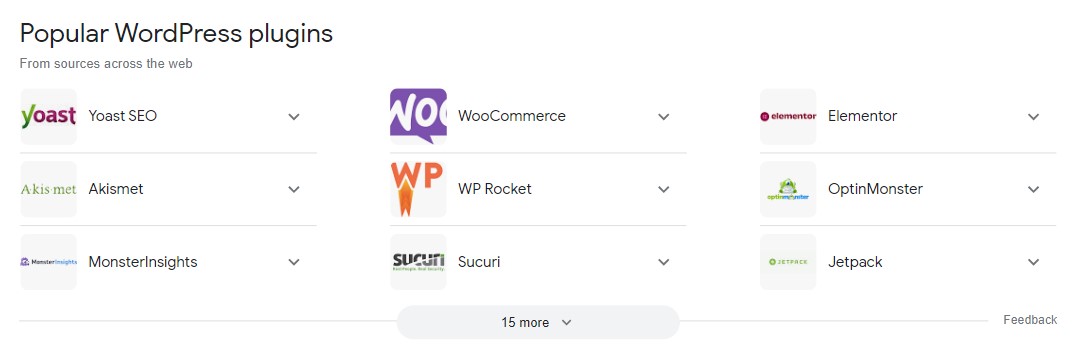 Google Featured Snippets for WordPress Plugins