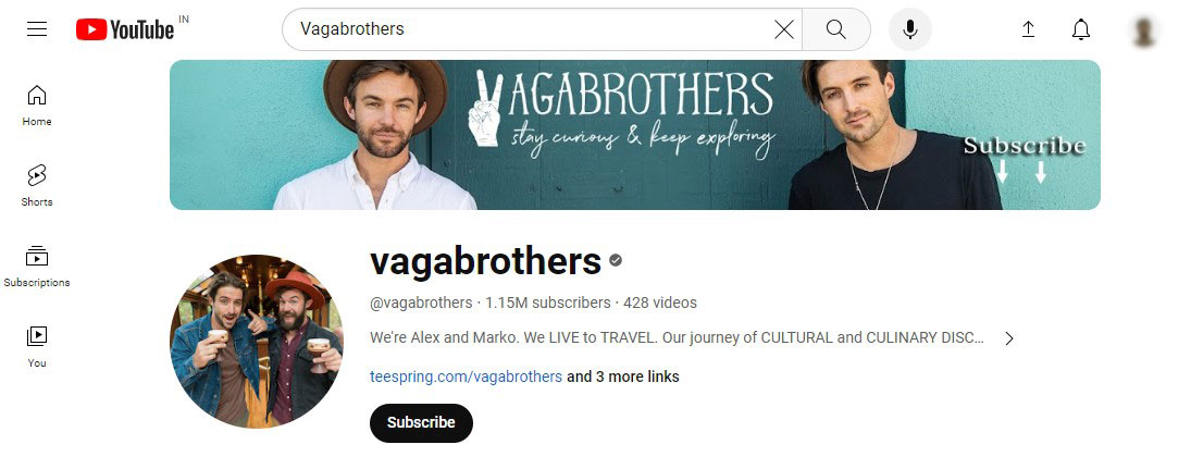 Vegabrothers - Example of a Vlog