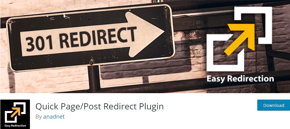 Quick Page/Post Redirect Plugin