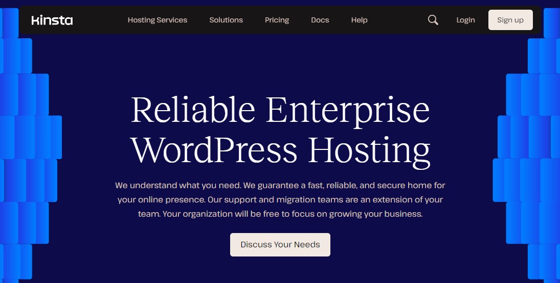 Kinsta Enterprise WordPress Hosting