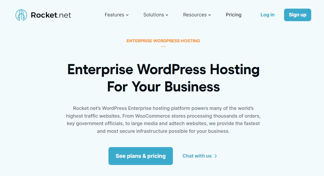 Rocket.net WordPress Hosting