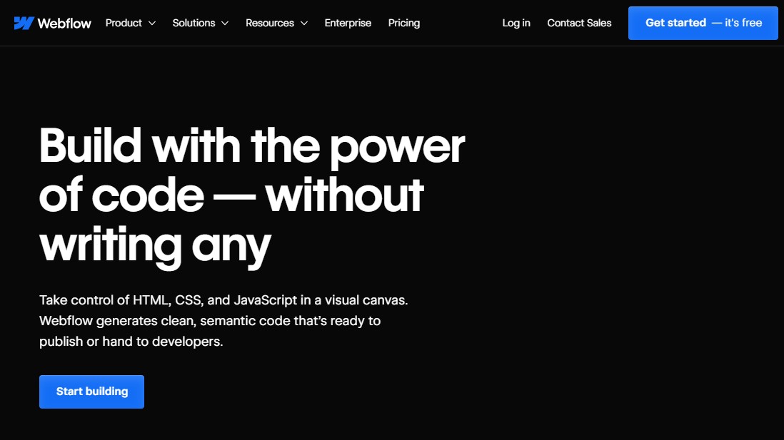Webflow: Visual Website Builder