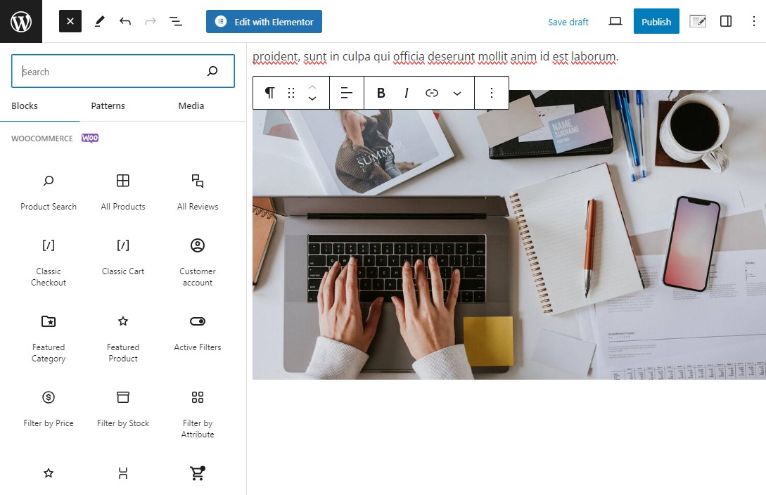 Gutenberg WooCommerce Blocks