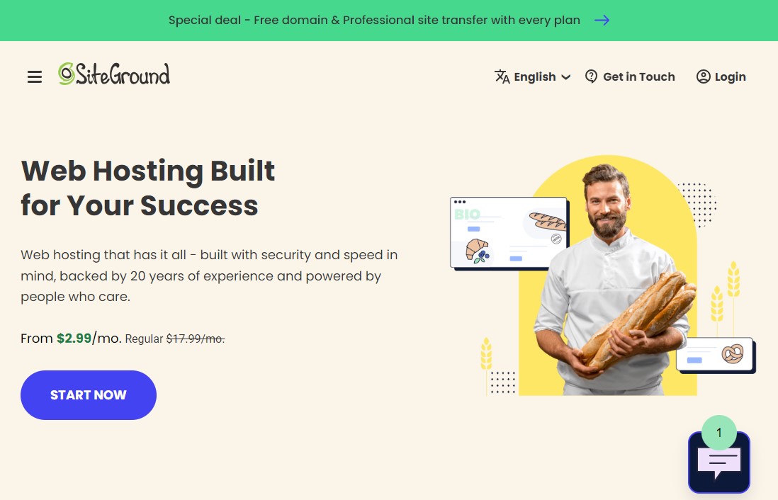SiteGround - Best Bluehost Alternative