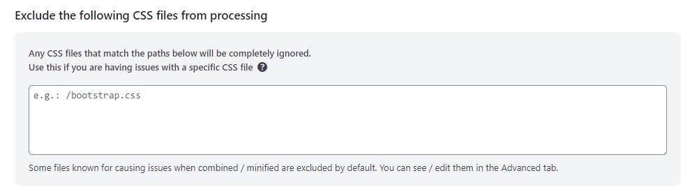WP-Optimize Advanced CSS Minification
