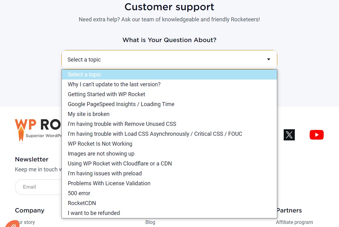 WP Rocket Customer Support