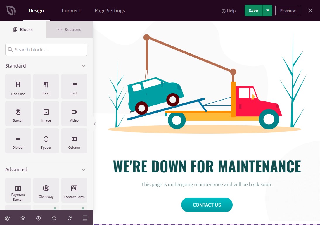 SeedProd Drag and Drop Visual Interface