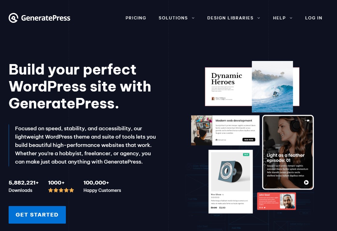 GeneratePress - Lightweight WordPress Theme