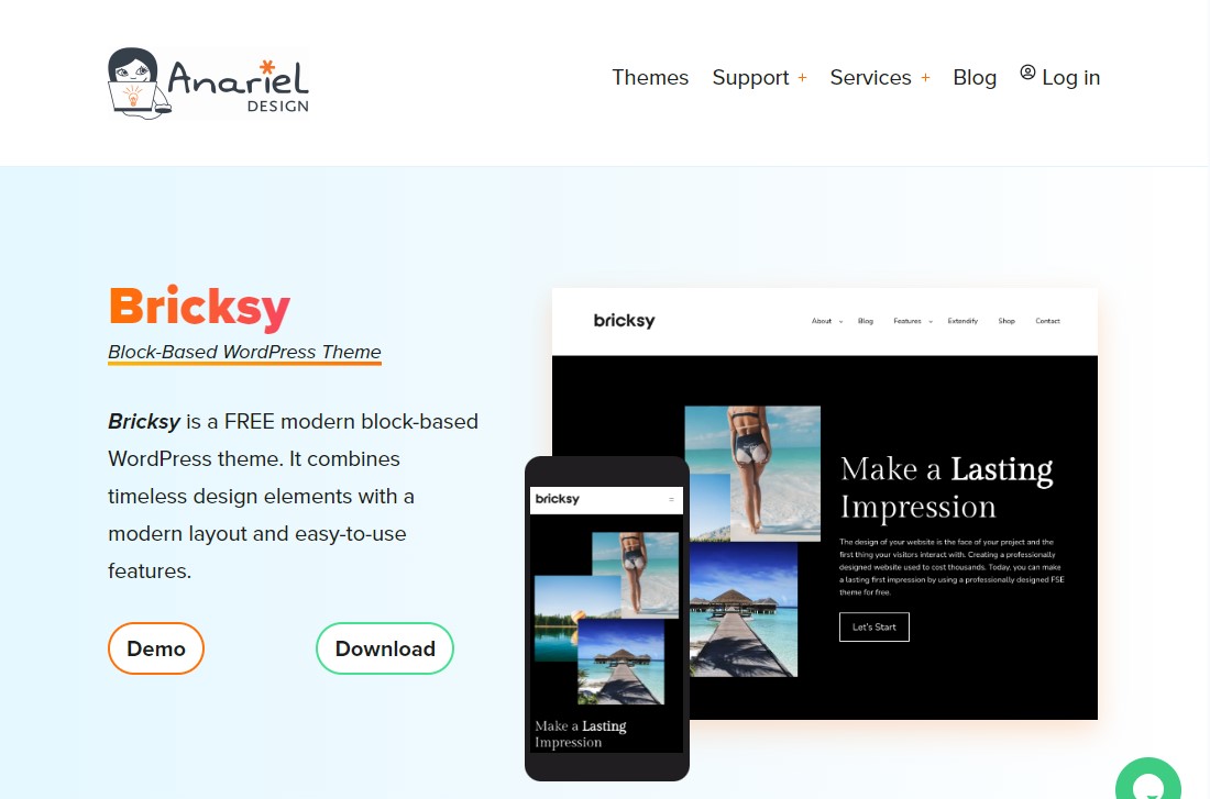 Bricksy - Block Based WordPress Theme
