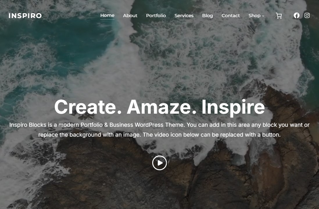 Inspiro Blocks - Free WordPress Block Theme