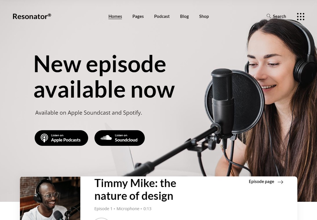 Resonator - Podcast Theme