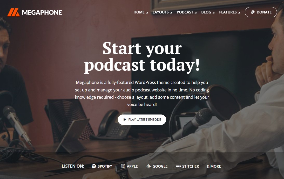 Megaphone WordPress Theme