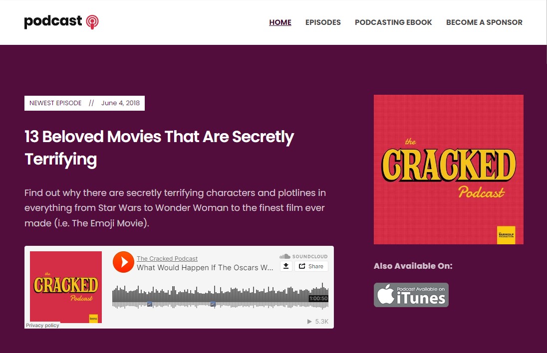 Podcast - Free WordPress Theme