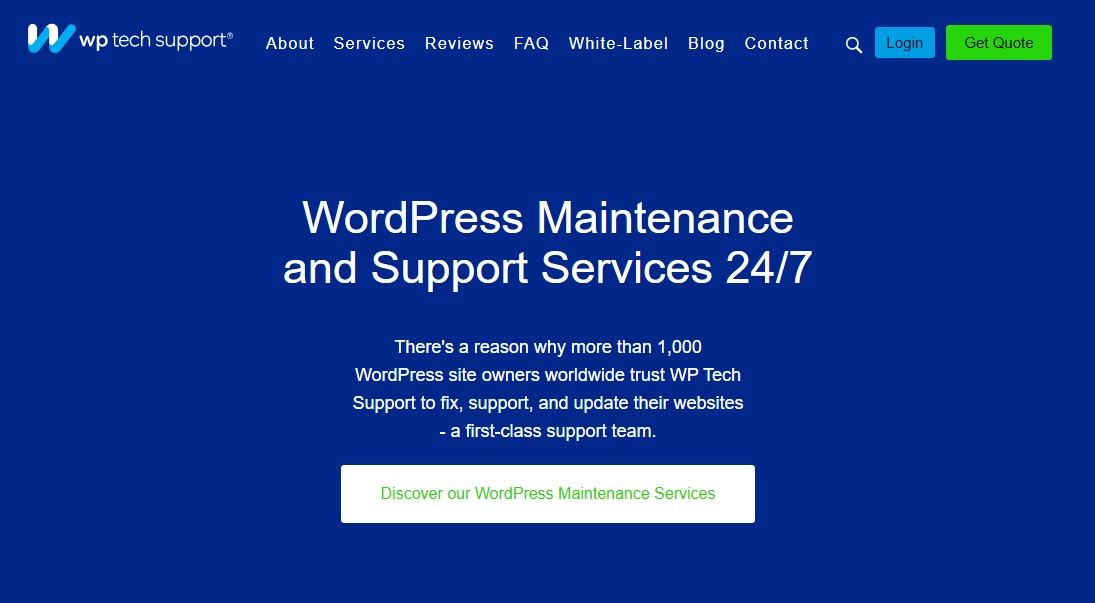 WP Tech Support - WordPress Support Services