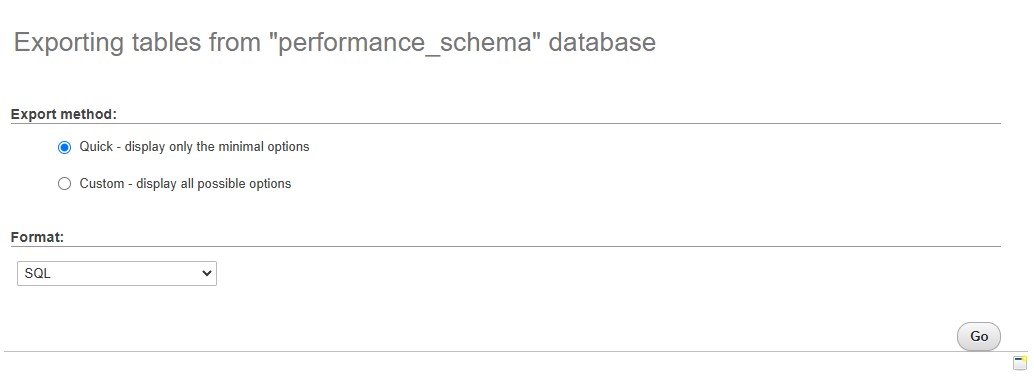 Export Database as SQL