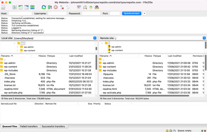Root Directory in FTP