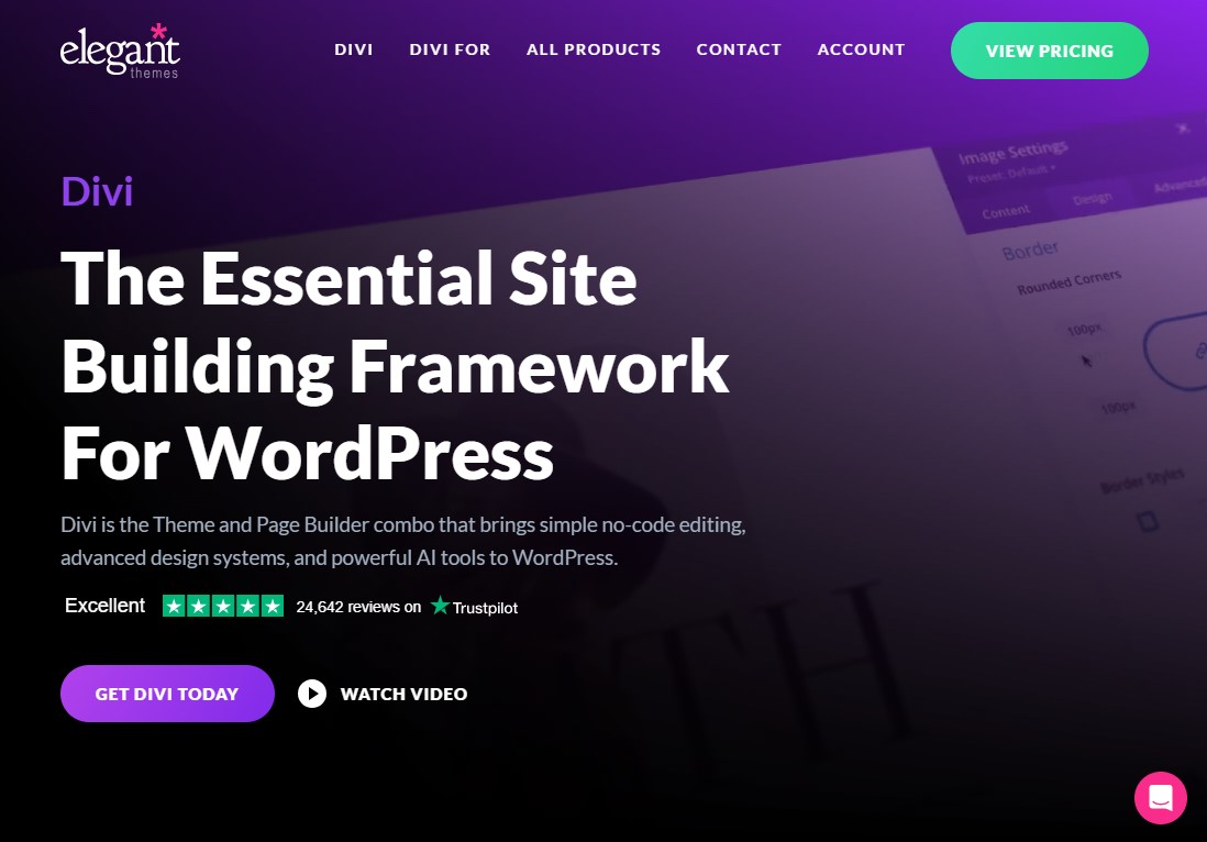 Divi Homepage