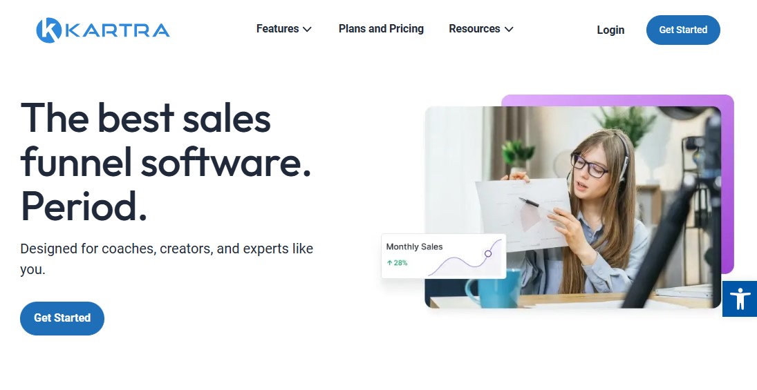 Kartra - Best sales Funnel Software