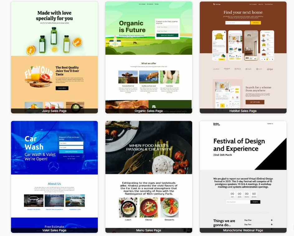 SeedProd Landing page Template