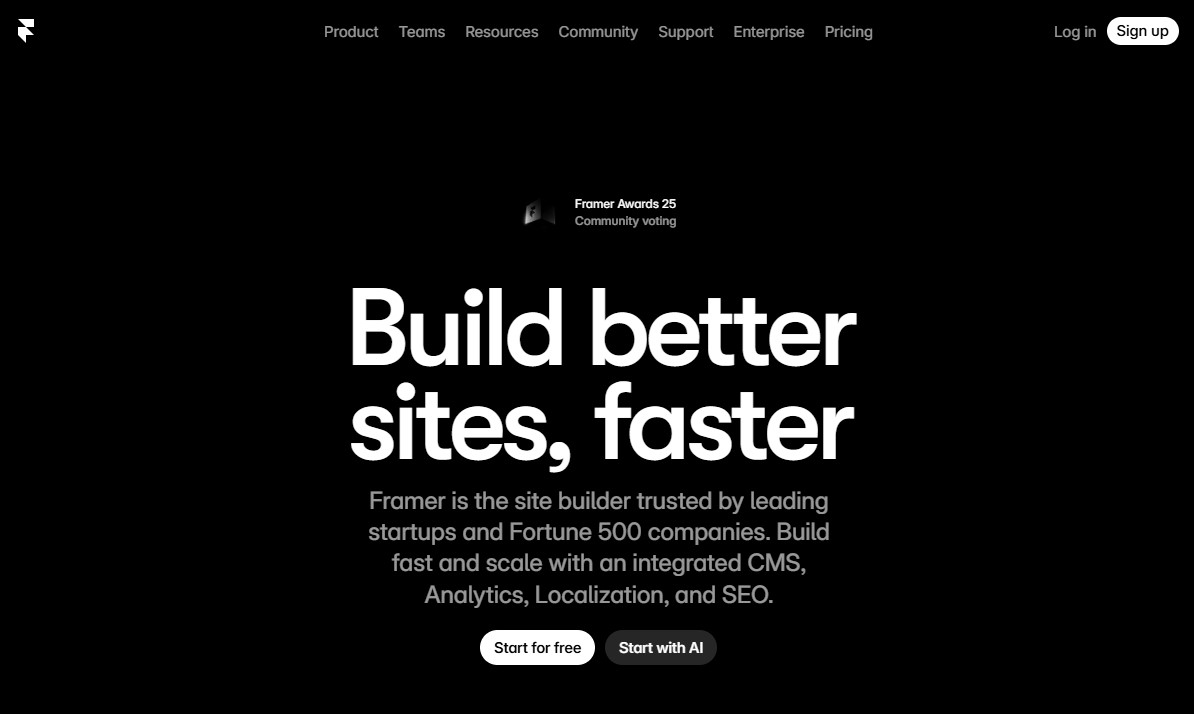 Framer: No Code Website Builder