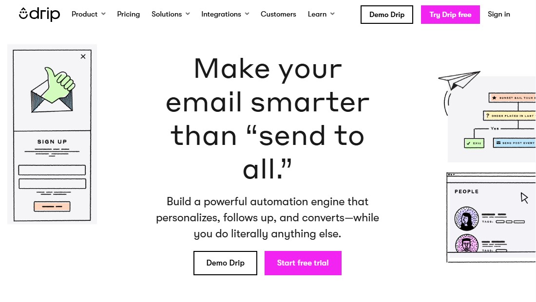 Drip Homepage