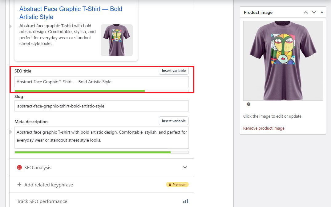Yoast SEO Title